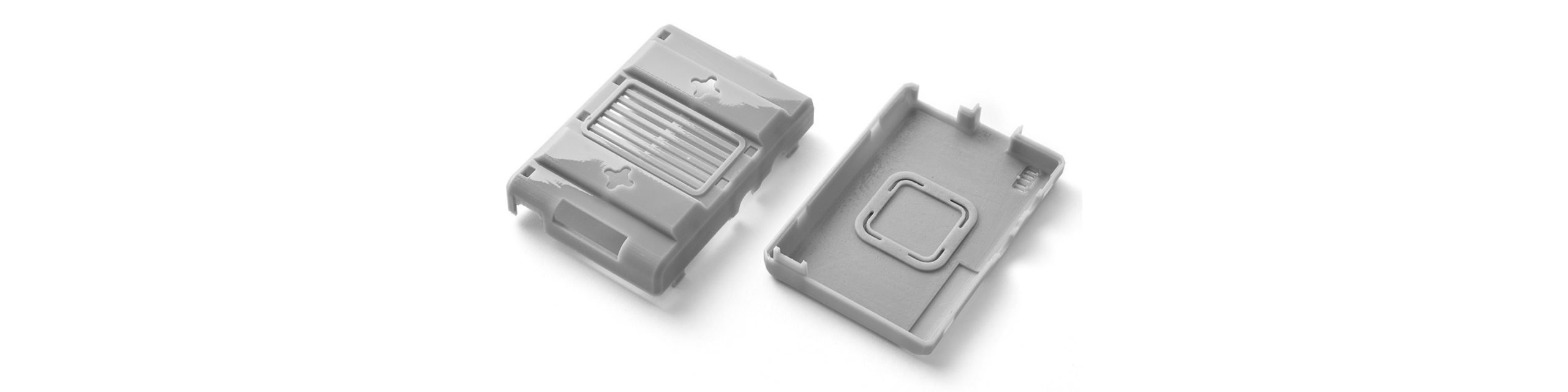 gray parts produced with SLA Accura Xtreme
